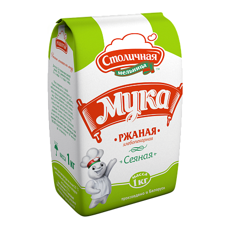 Мука жытняя хлебапякарная сеяная