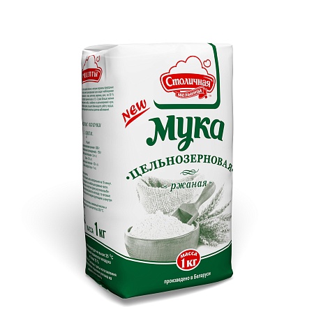 Мука жытняя з цельнозерновые
