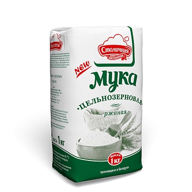 Мука жытняя з цельнозерновые