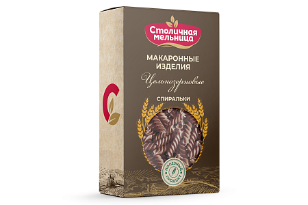 Макаронные изделия цельнозерновые "Спиральки"