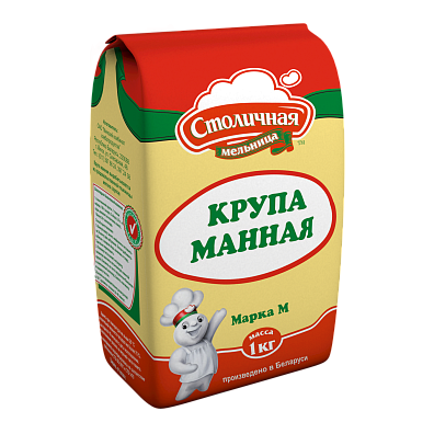 Крупа манная (папяровая ўпакоўка)